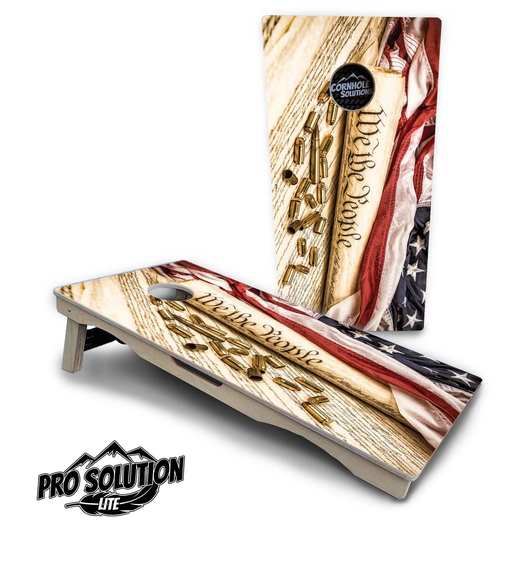 DTOM & WTP Cornhole Boards - Pro Solution Lite Series by Cornhole Solutions, custom cornhole board detail photo 9