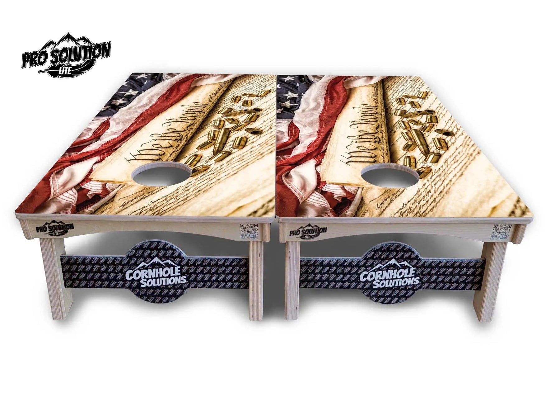 DTOM & WTP Cornhole Boards - Pro Solution Lite Series by Cornhole Solutions, custom cornhole board detail photo 11