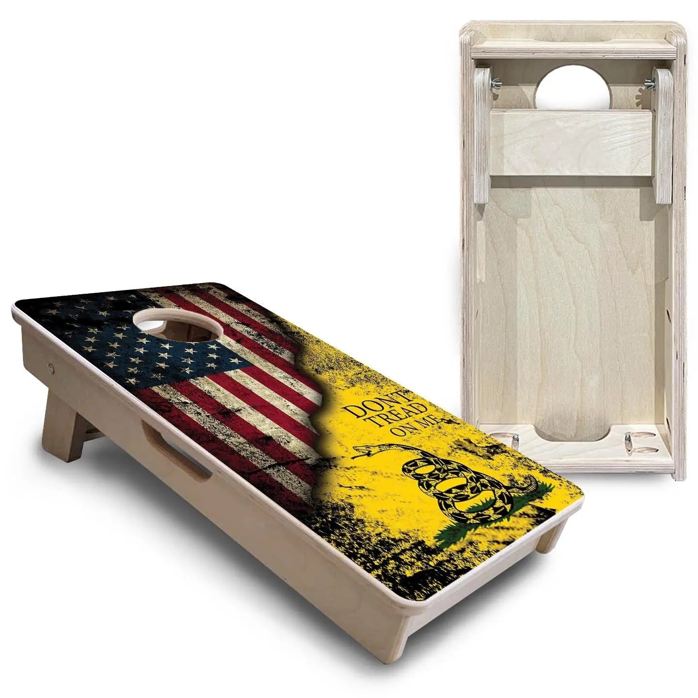 DTOM & WTP - Mini or Vacation Size Cornhole Boards by Cornhole Solutions, custom cornhole board detail photo 4