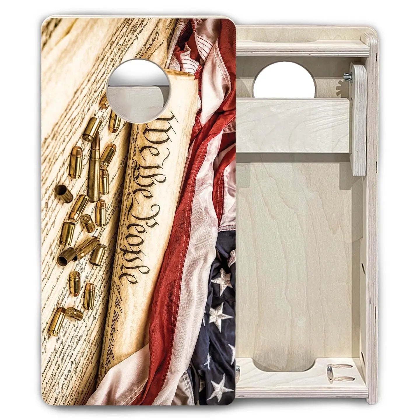 DTOM & WTP - Mini or Vacation Size Cornhole Boards by Cornhole Solutions, custom cornhole board detail photo 7
