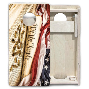 DTOM & WTP - Mini or Vacation Size Cornhole Boards by Cornhole Solutions, custom cornhole board detail photo 7