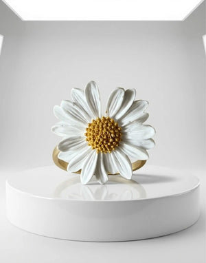 Daisy Sculptures by Believe Candle, handmade ring main product photo