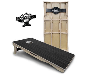 Dark Grey Wood Cornhole Boards - Pro Solution Elite Series Cornhole Solutions