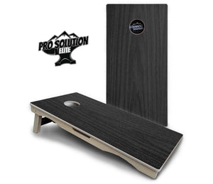 Dark Grey Wood Cornhole Boards - Pro Solution Elite Series Cornhole Solutions