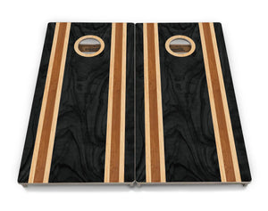 Dark Wood Cornhole Boards - Professional Tournament Series by Cornhole Solutions, custom cornhole board detail photo 4