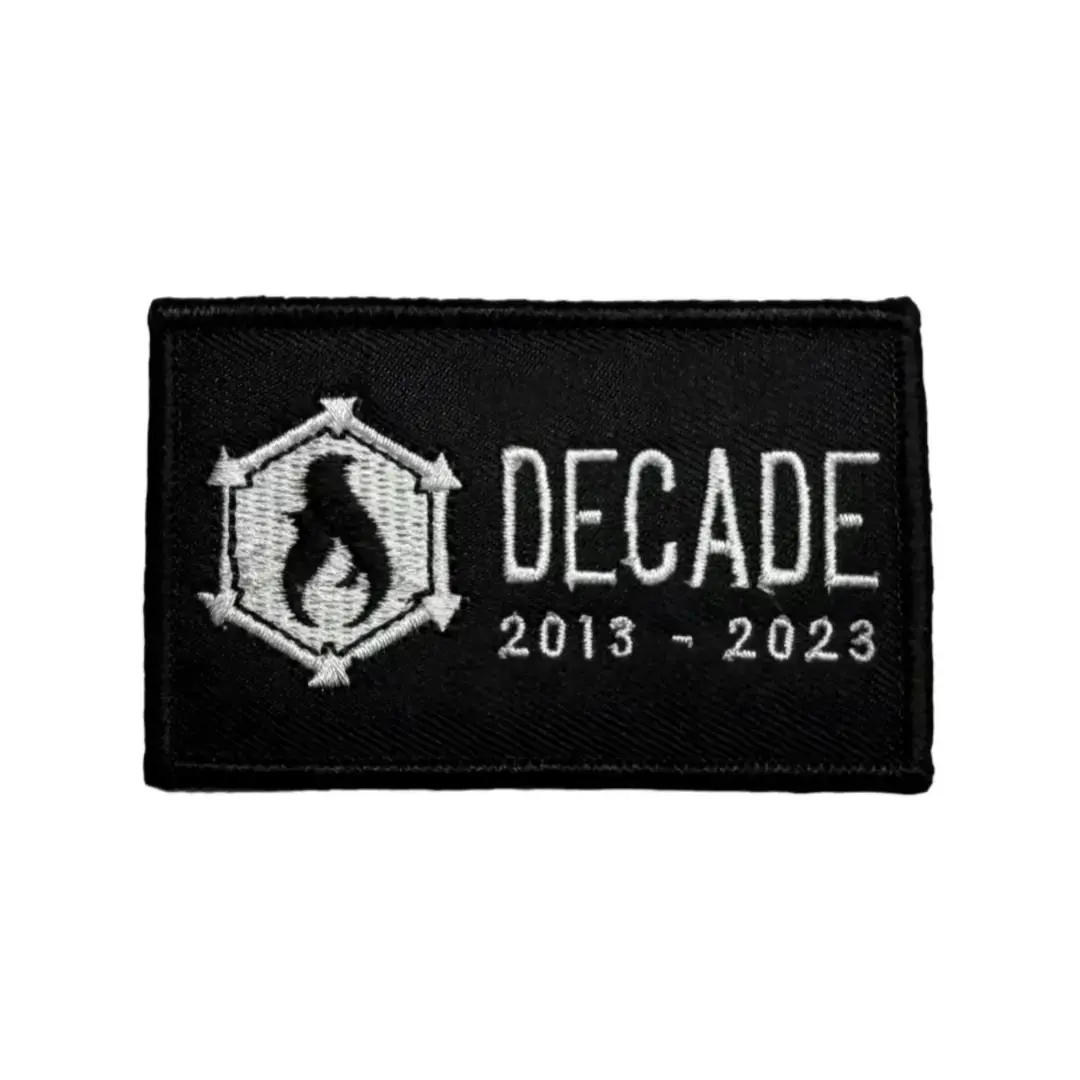 Decade Patch by Recycled Firefighter, appliques & patches main product photo