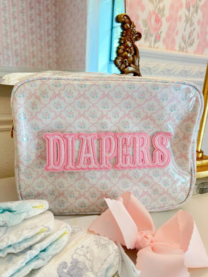 Diapers XL - Clear Coat Bag by KenzKustomz, handmade leather goods detail photo 3