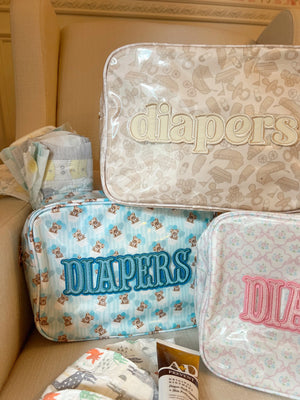 Diapers XL - Clear Coat Bag by KenzKustomz, handmade leather goods detail photo 7