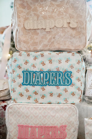 Diapers XL - Clear Coat Bag by KenzKustomz, handmade leather goods detail photo 10