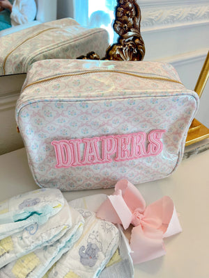 Diapers XL - Clear Coat Bag by KenzKustomz, handmade leather goods detail photo 13