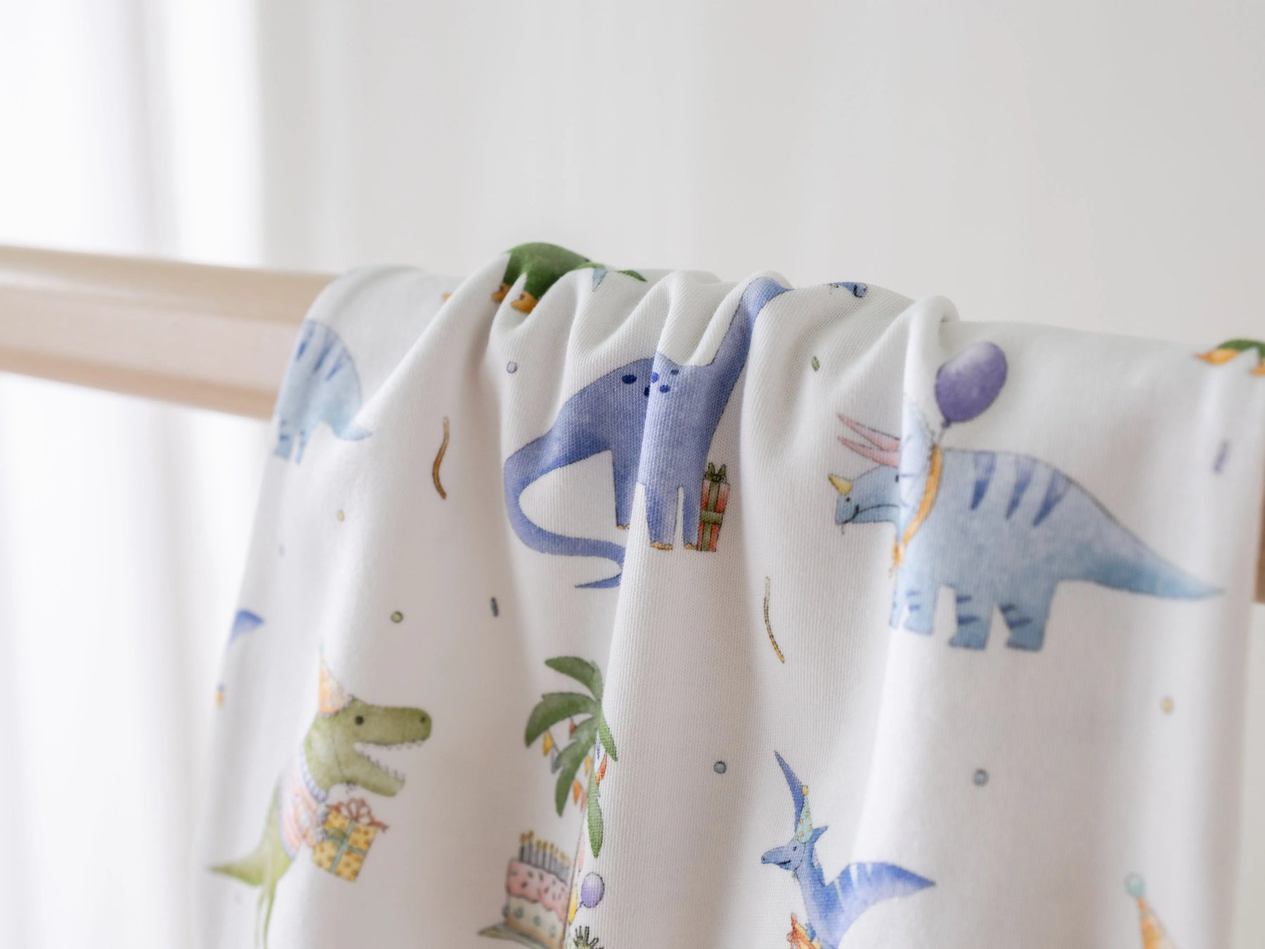 Dino-mite Birthday Organic Cotton Pajamas by Nola Tawk, Southern food gift detail photo 8