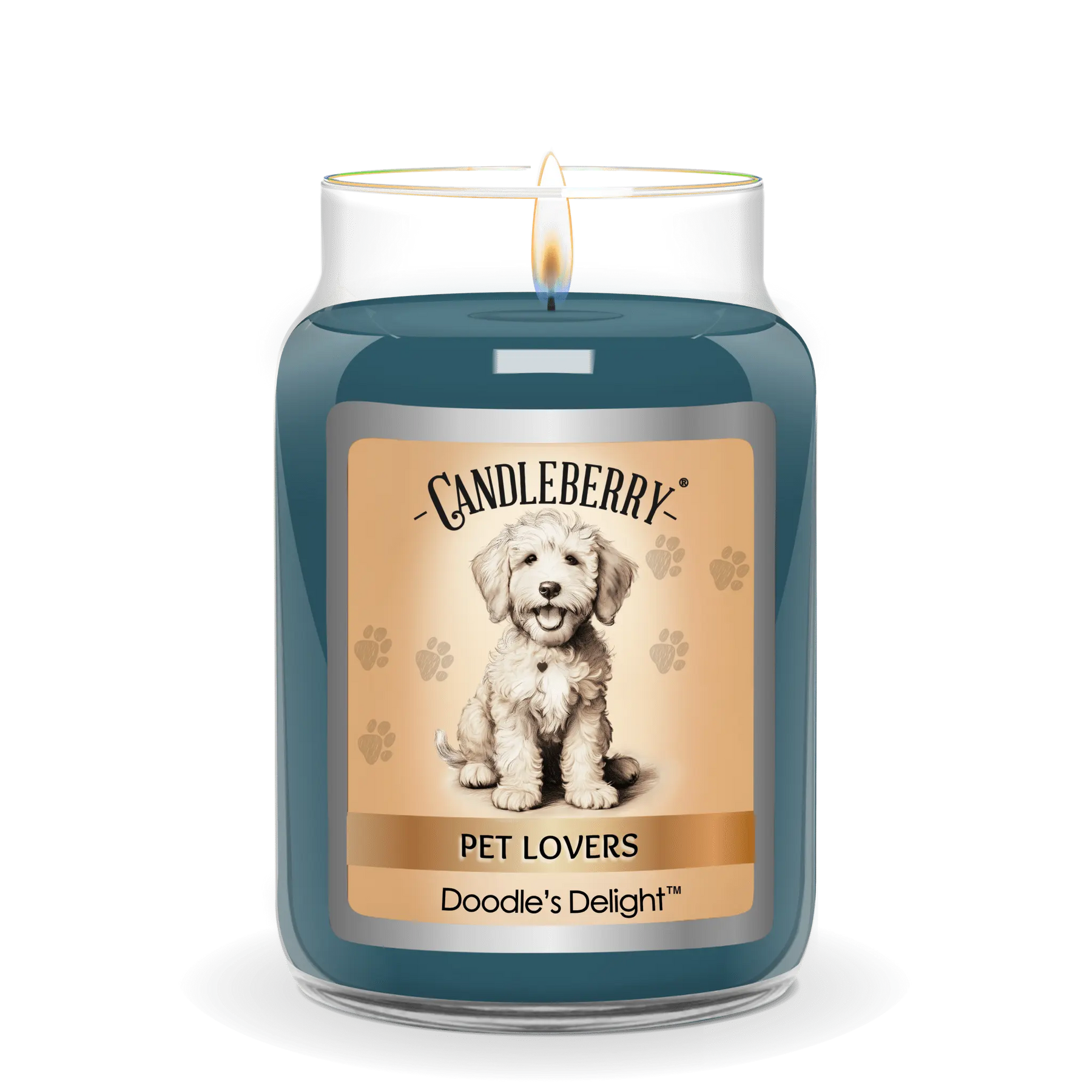 Doodle's Delight™ - Large Jar Candle (Collective) by The Candleberry® Candle Company, scented candle detail photo 2