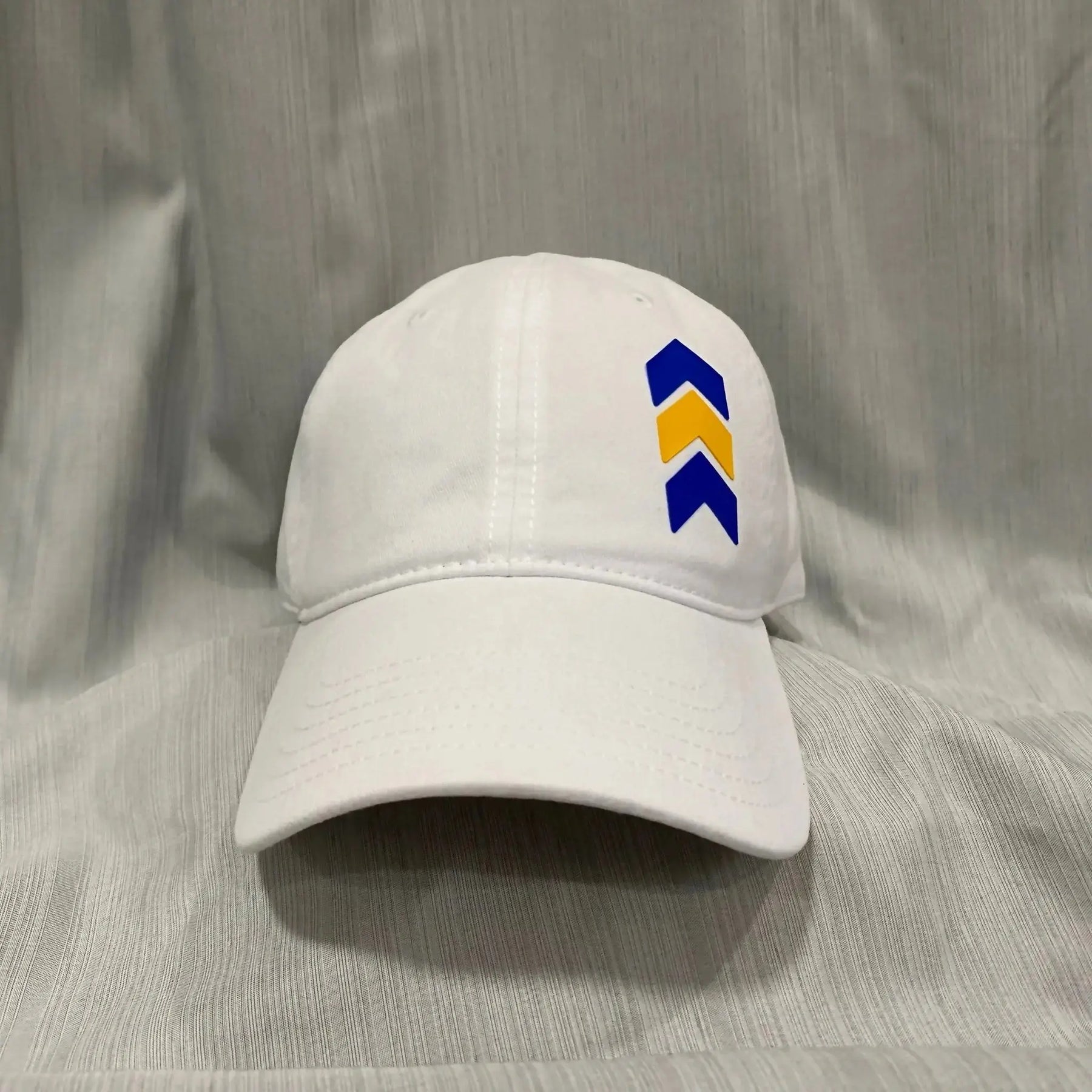 Down Syndrome Awareness Dad Hat: Blue & Yellow Chevron, Richardson 326. Support & Style!