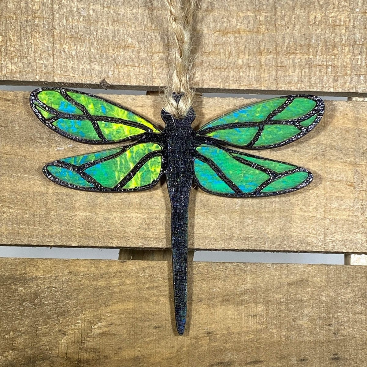 Dragonfly Wooden Christmas Ornament | Nature-Inspired Holiday Decor by Cate's Concepts, LLC, Southern home decor main product photo