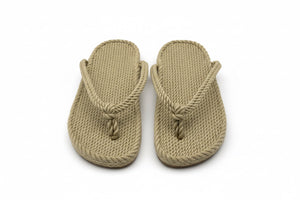 Drifter Thong-Style Sandals with Sole – Camel handmade rope sandals by Nomadic State of Mind, view 4