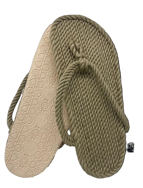 Drifter Thong-Style Sandals with Sole – Camel handmade rope sandals by Nomadic State of Mind, view 2