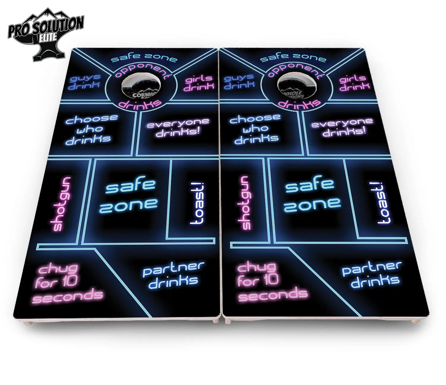 Drinking Game Cornhole Boards - Pro Solution Elite Series by Cornhole Solutions, custom cornhole board detail photo 4
