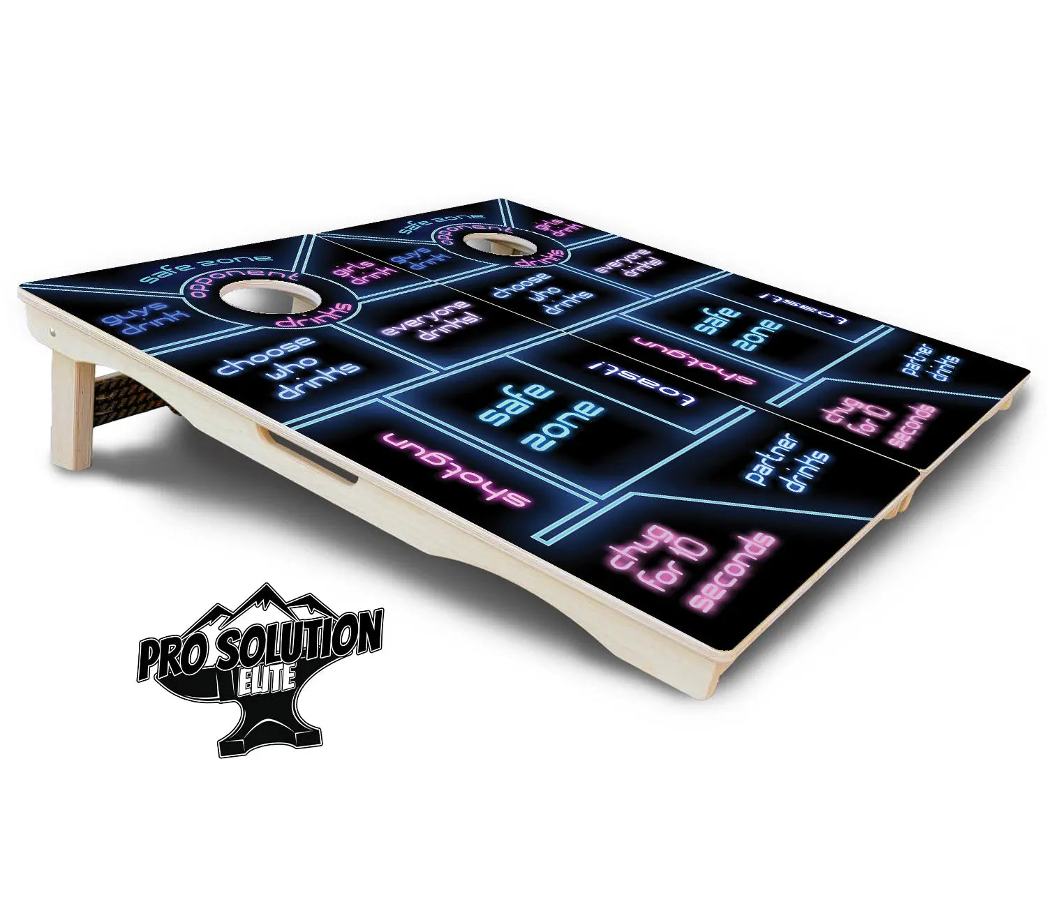 Drinking Game Cornhole Boards - Pro Solution Elite Series by Cornhole Solutions, custom cornhole board detail photo 5