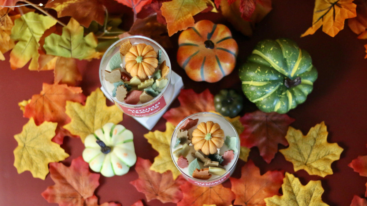 Autumn Leaves Container Candle by Clay House Candles – view 4