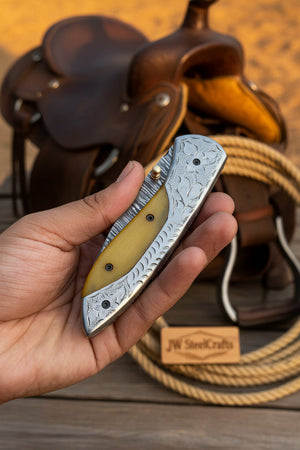 Boneridge Damascus Folder product detail, view 7