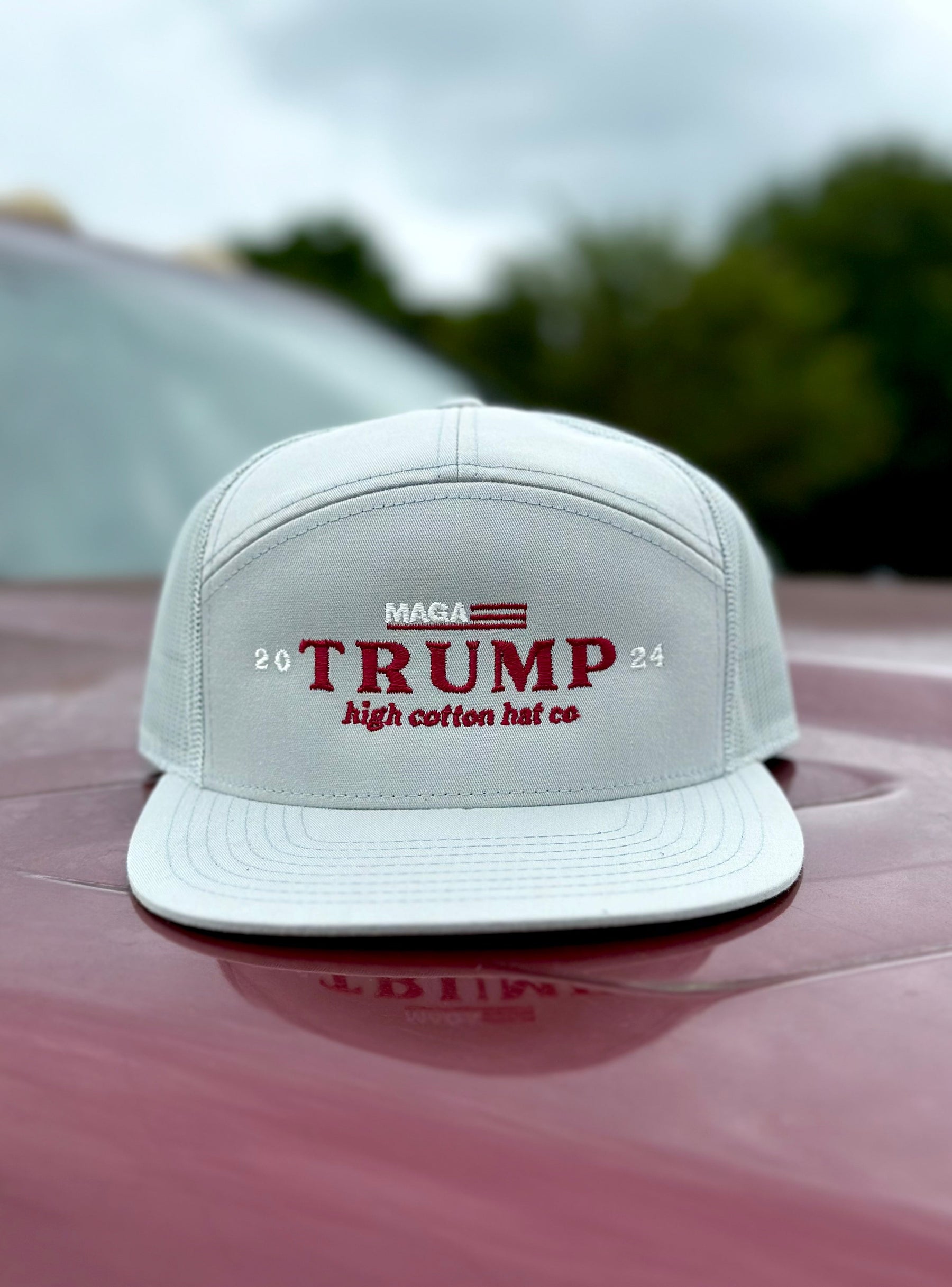 MAGA Trump 7-Panel Hat by High Cotton Hat Co in Texas