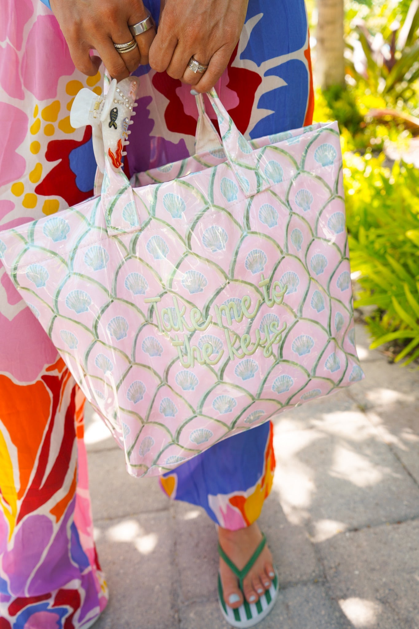 Cabana Clear Coat Tote