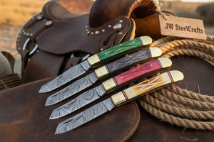 Ranchfold Pocket Folding Knife Set by JW SteelCrafts