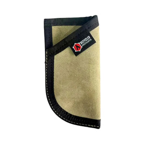 EDC Pocket Caddy by Recycled Firefighter, handmade leather goods detail photo 2