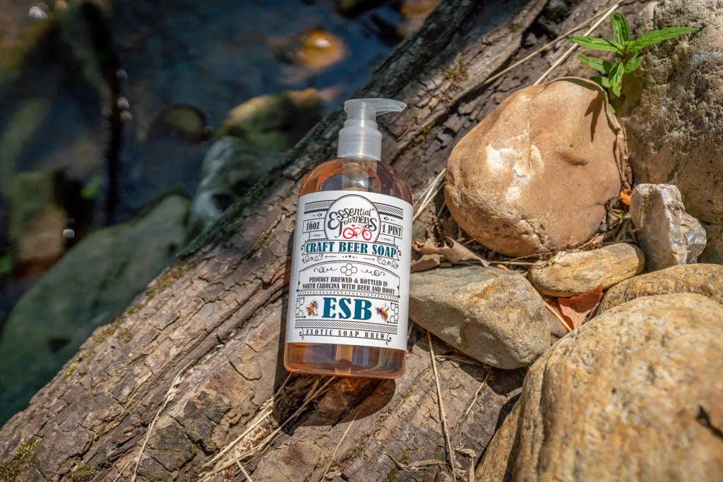 Esb Craft Beer Soap ~ 16 Oz. Liquid Soap by Essential Journeys, natural skincare detail photo 13