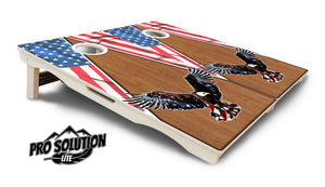 Eagle Triangle Wood Cornhole Boards - Pro Solution Lite Series by Cornhole Solutions, custom cornhole board detail photo 5