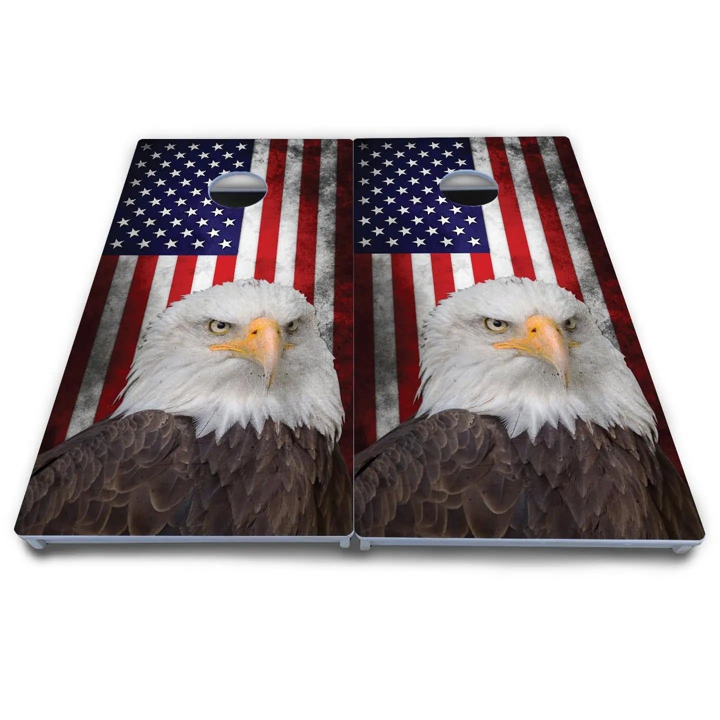 Eagle USA Flag Cornhole Boards - All Weather Series by Cornhole Solutions, custom cornhole board detail photo 4