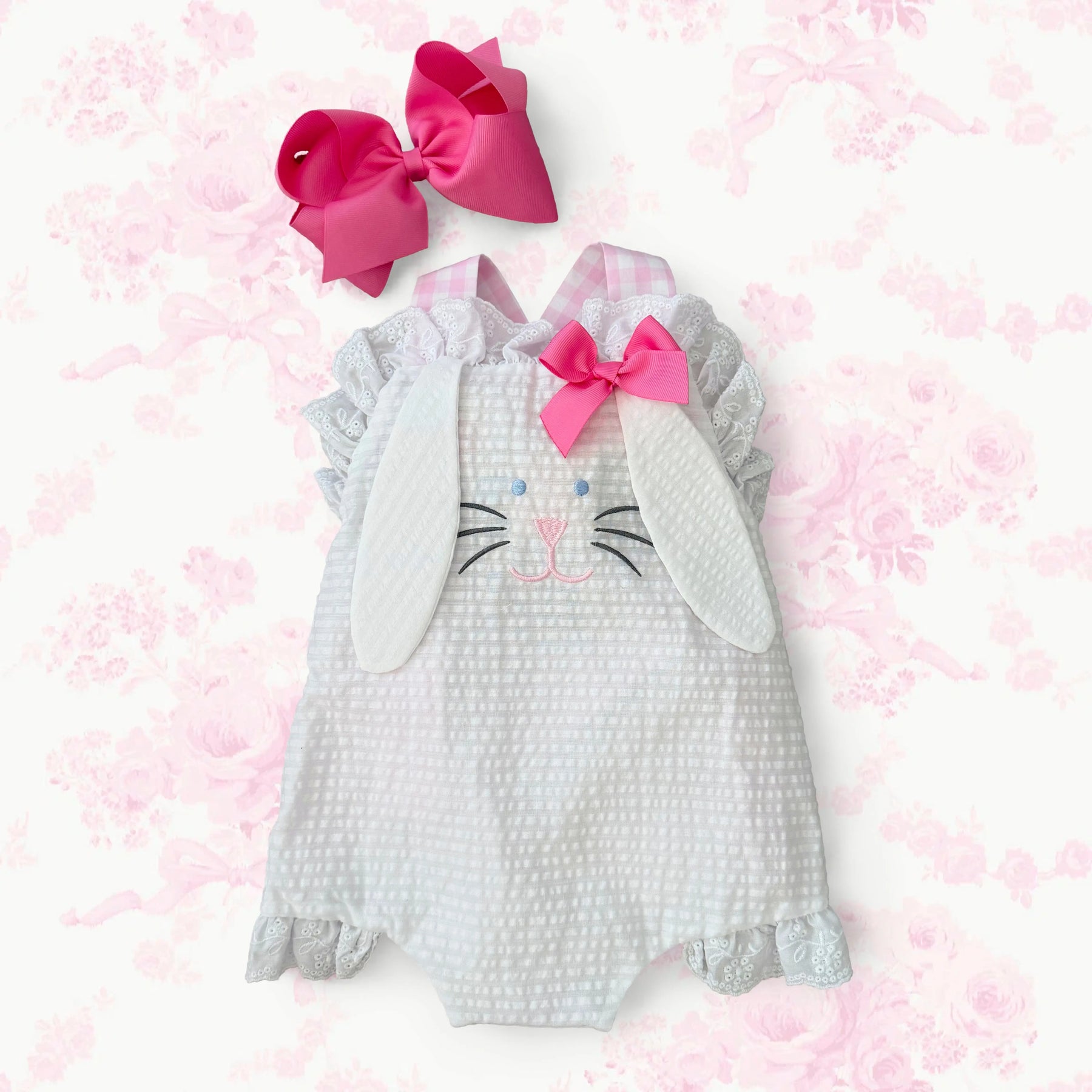 Easter Bunny Bubble by Seven Lantern Lane, children's boutique clothing detail photo 5