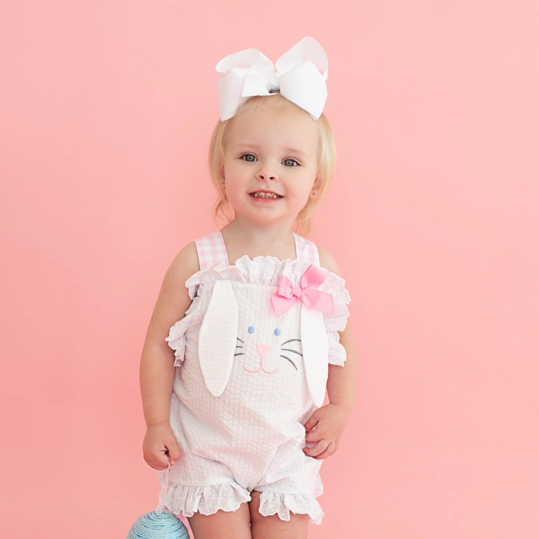 Easter Bunny Bubble by Seven Lantern Lane, children's boutique clothing detail photo 7