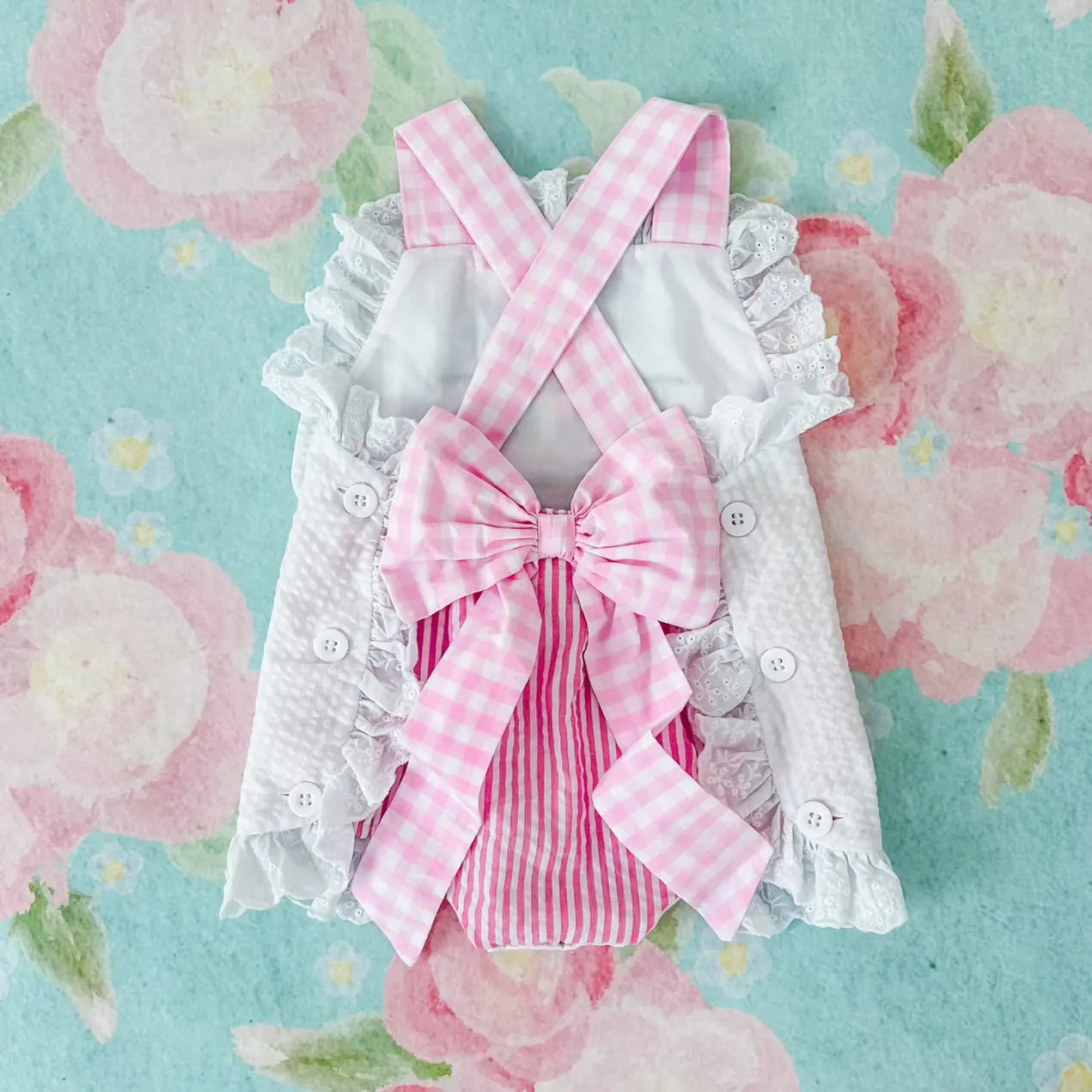 Easter Bunny Bubble by Seven Lantern Lane, children's boutique clothing detail photo 8