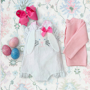 Easter Bunny Bubble by Seven Lantern Lane, children's boutique clothing detail photo 13