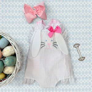 Easter Bunny Bubble by Seven Lantern Lane, children's boutique clothing detail photo 14