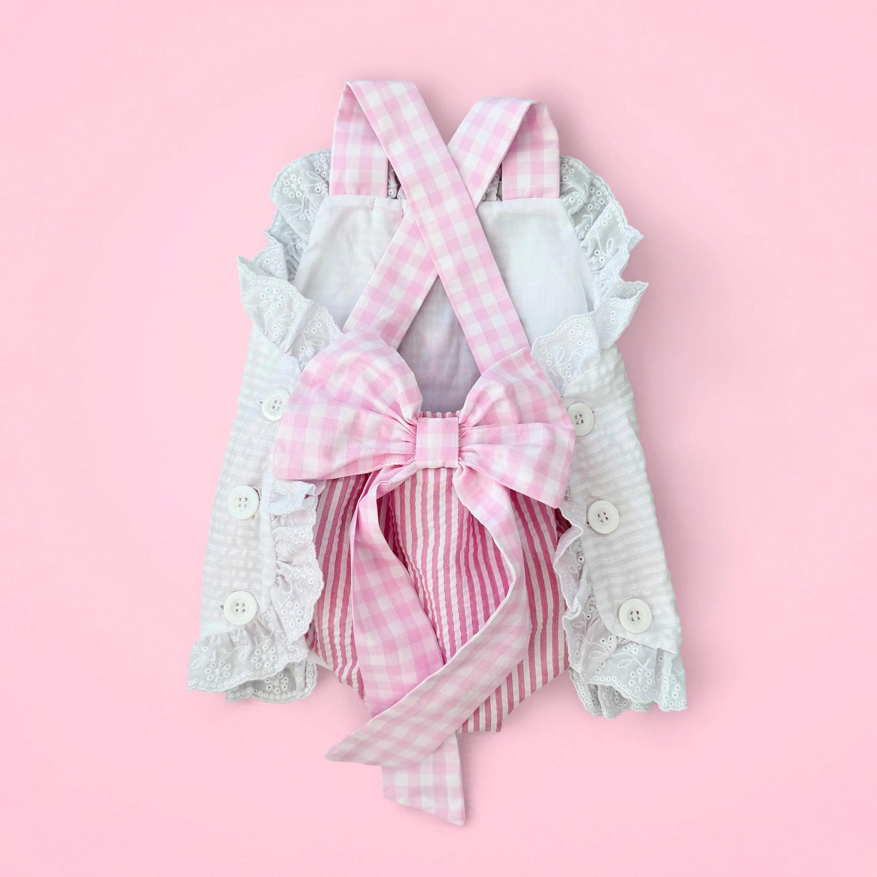 Easter Bunny Bubble by Seven Lantern Lane, children's boutique clothing detail photo 16