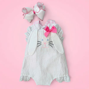 Easter Bunny Bubble by Seven Lantern Lane, children's boutique clothing detail photo 19