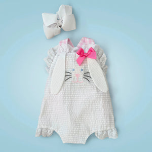 Easter Bunny Bubble by Seven Lantern Lane, children's boutique clothing detail photo 22