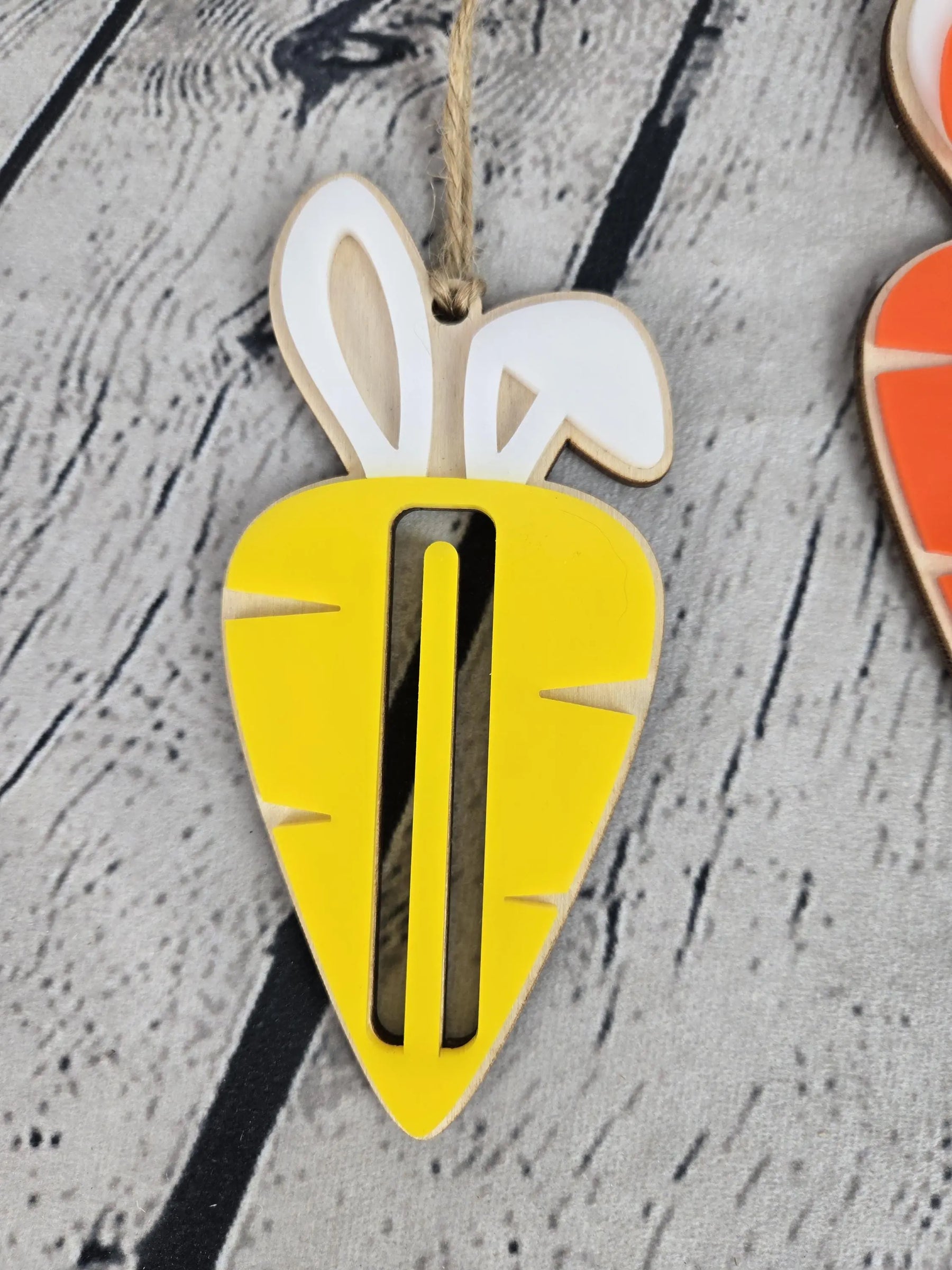 Easter Carrot Money Holder by EverLee Creations, Southern home decor detail photo 8