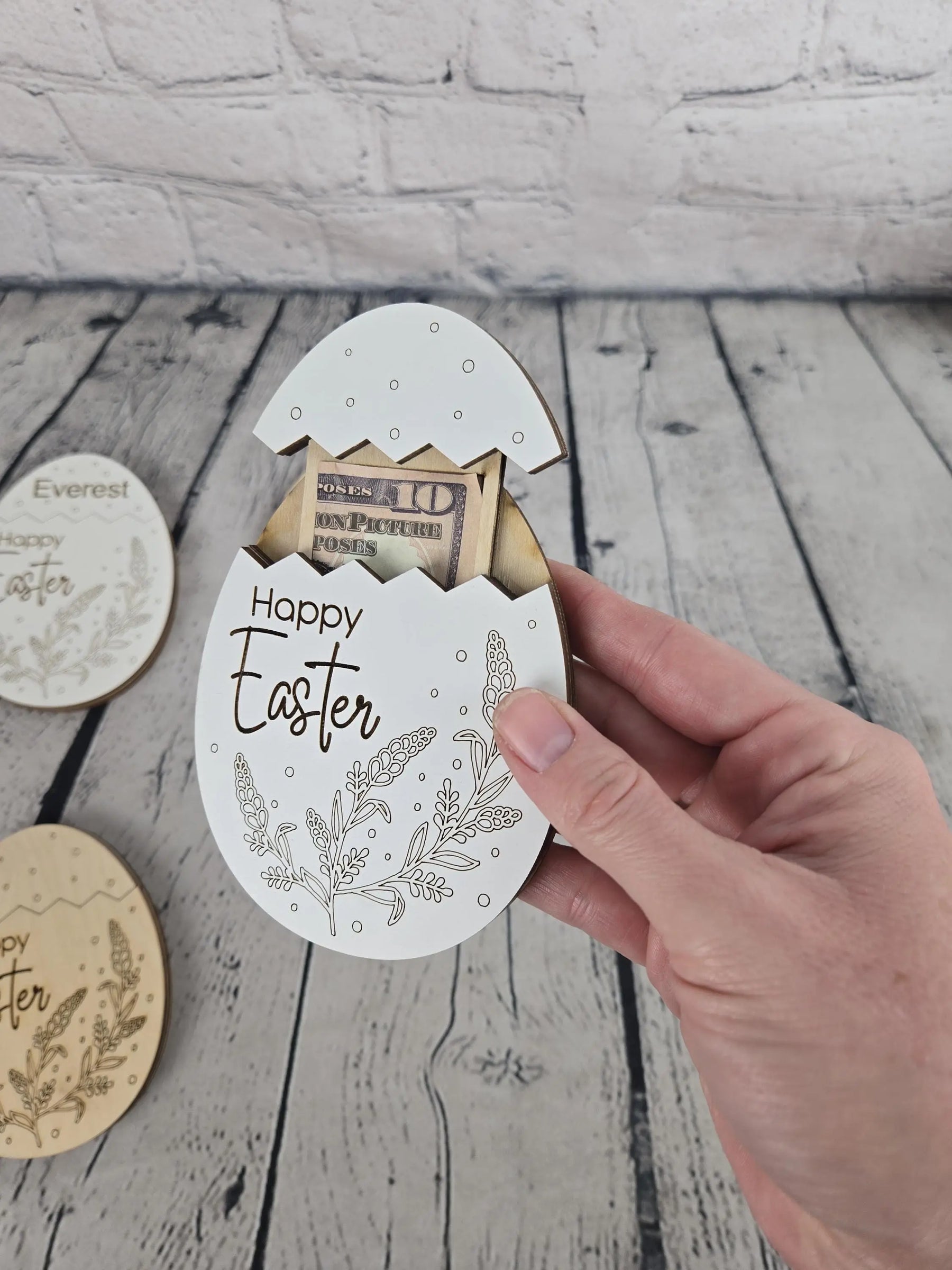 Easter Egg Money Holder by EverLee Creations, Southern home decor detail photo 2