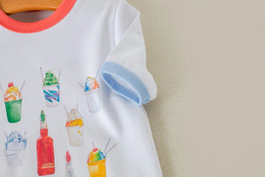 Eat More Snoballs Organic Cotton Kids Tshirt by Nola Tawk, Southern lifestyle apparel detail photo 4
