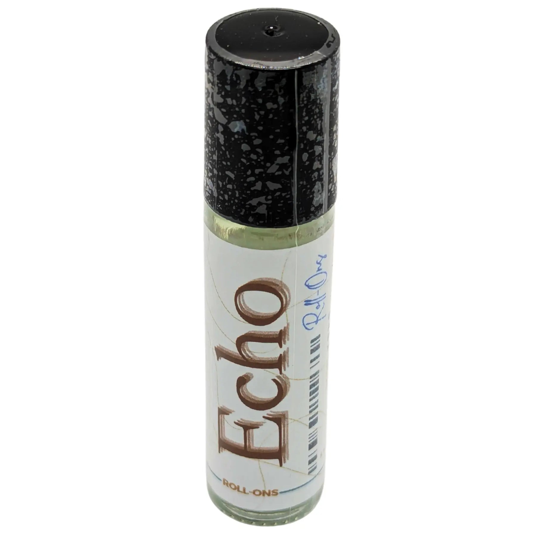 ECHO roll-on oil by ResilScents in a glass bottle with a black cap and label featuring the product name and brand.