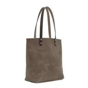 Eden LARGE Leather Tote Bag - Classic by Mission Mercantile Leather Goods, handmade leather goods detail photo 6
