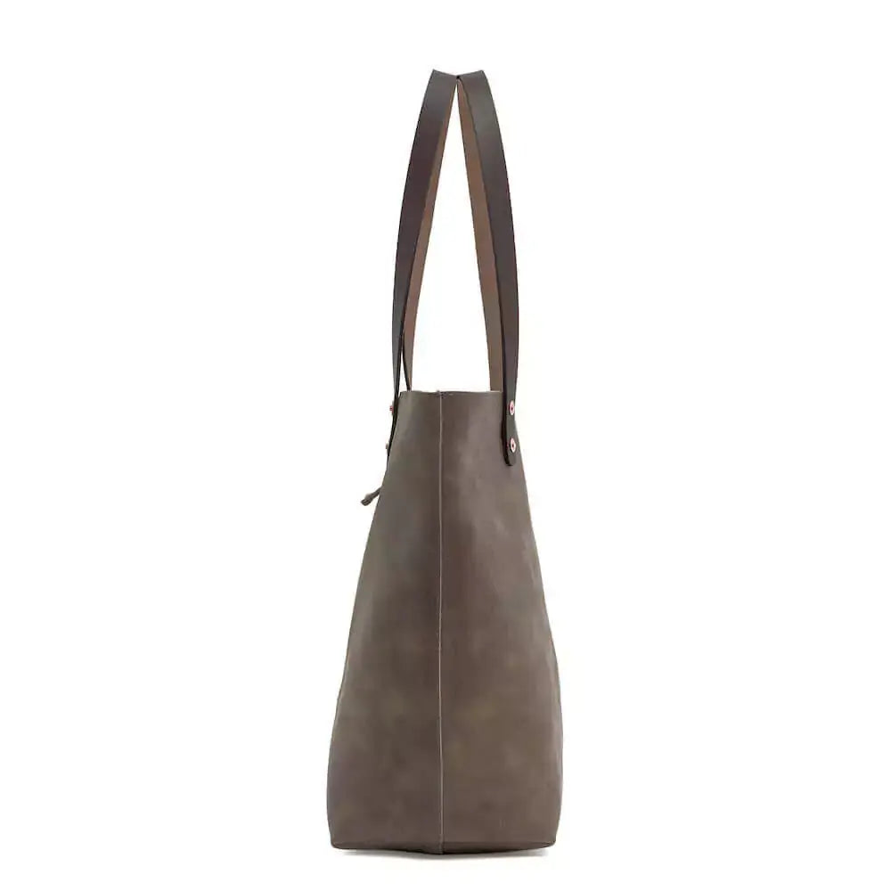 Eden LARGE Leather Tote Bag - Classic by Mission Mercantile Leather Goods, handmade leather goods detail photo 7