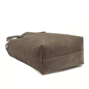 Eden LARGE Leather Tote Bag - Classic by Mission Mercantile Leather Goods, handmade leather goods detail photo 8