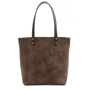 Eden LARGE Leather Tote Bag - Classic by Mission Mercantile Leather Goods, handmade leather goods detail photo 14