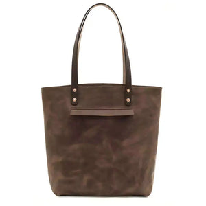 Eden LARGE Leather Tote Bag - Classic by Mission Mercantile Leather Goods, handmade leather goods detail photo 15
