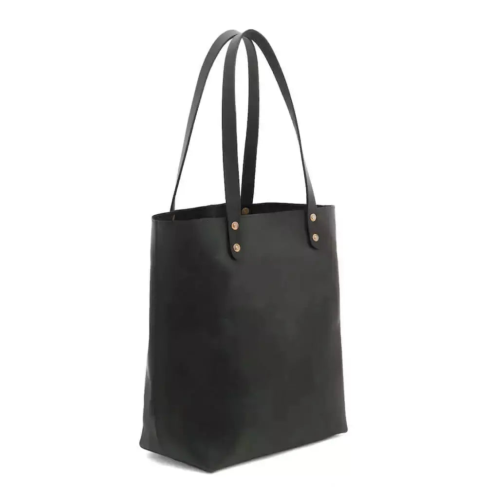 Eden LARGE Leather Tote Bag - Classic by Mission Mercantile Leather Goods, handmade leather goods detail photo 26