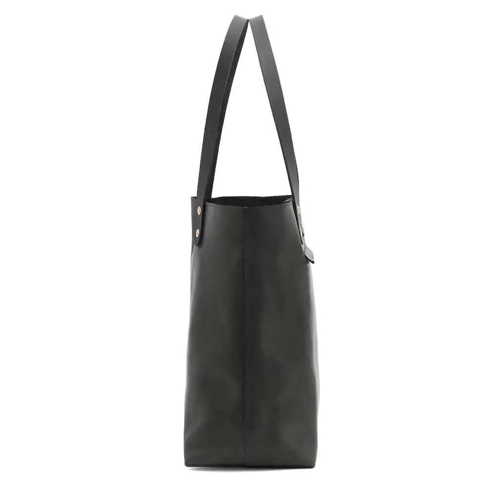 Eden LARGE Leather Tote Bag - Classic by Mission Mercantile Leather Goods, handmade leather goods detail photo 27